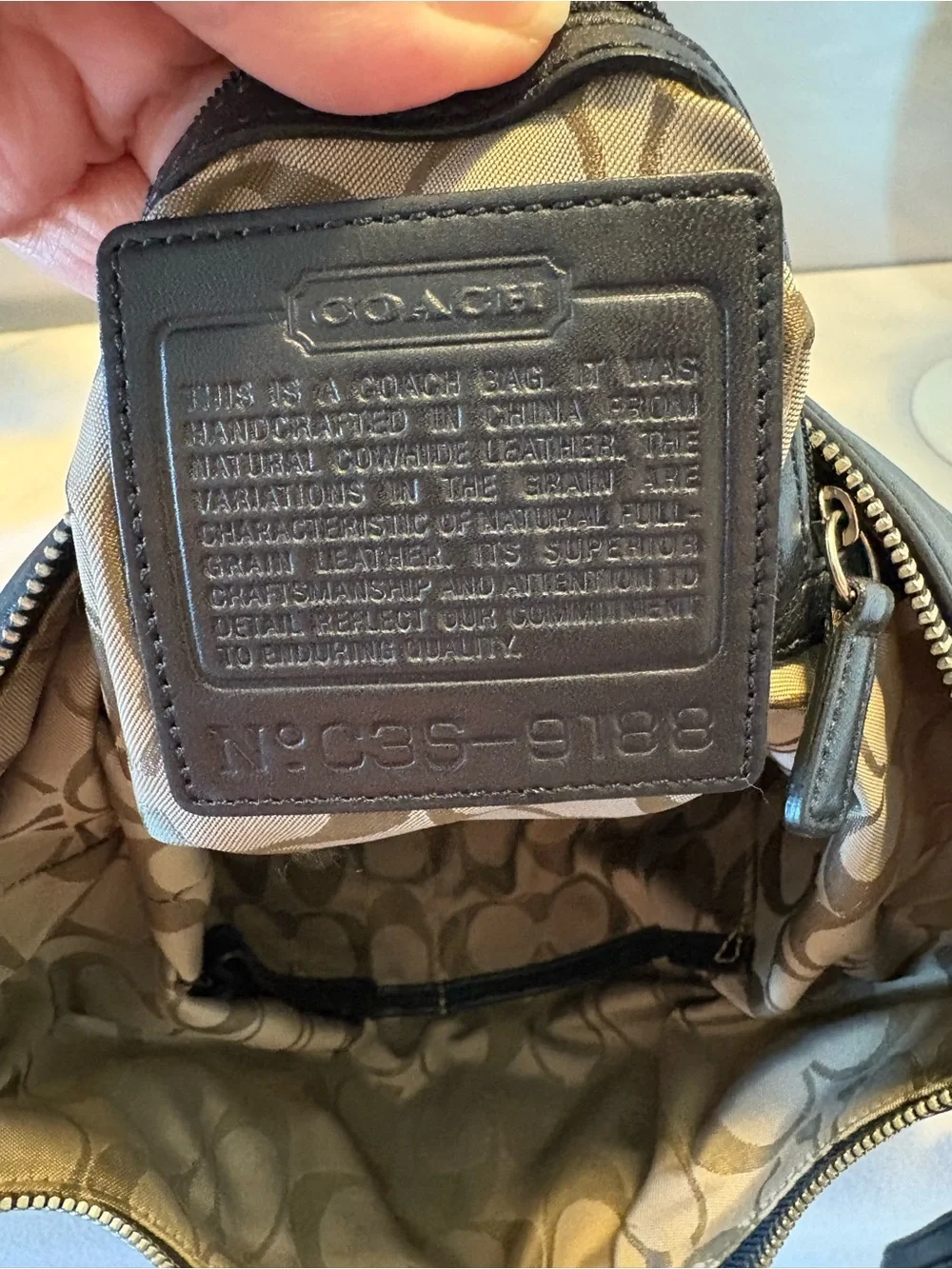 Coach vintage 2003 legacy slim duffel